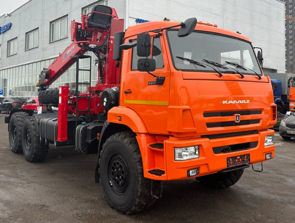 СЕДЕЛЬНЫЙ ТЯГАЧ КАМАЗ 43118 C КМУ HORYONG HRS 206