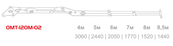Гидроманипулятор для лома ОМТ-120М-02