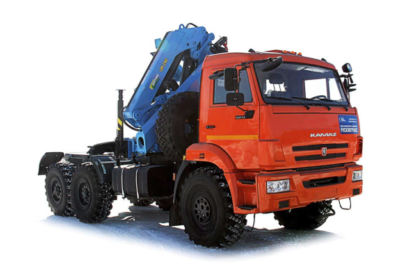 Автомобиль Седельный тягач КАМАЗ 43118 (6х6) с КМУ Инман ИФ 300